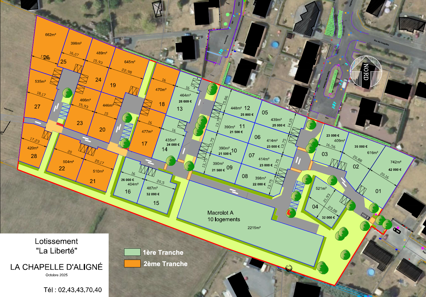 Plan de commercialisation le Chapelle d'Aligné