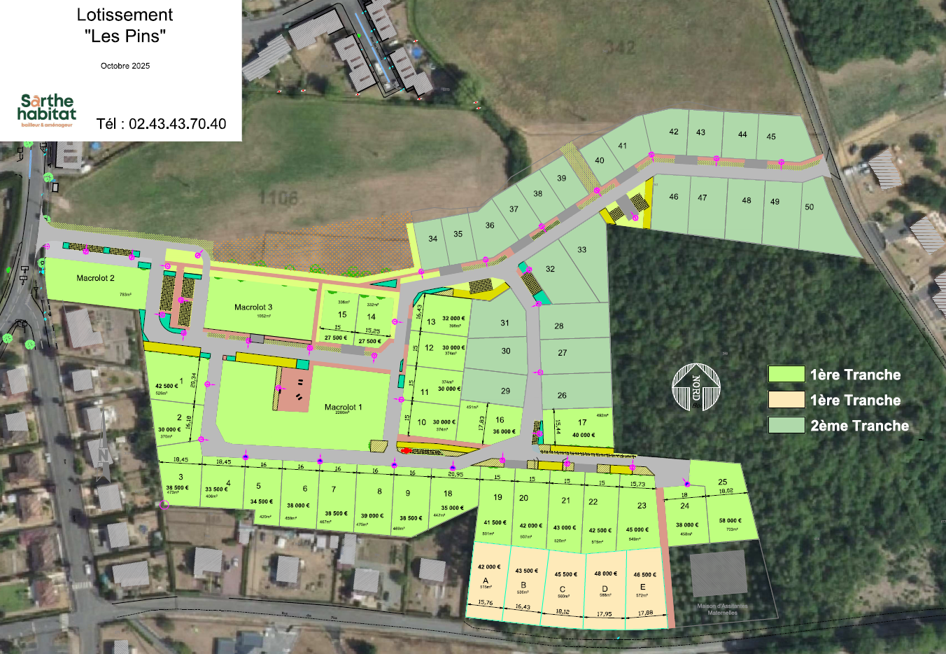 plan de commercialisation Le Breil sur Mérize