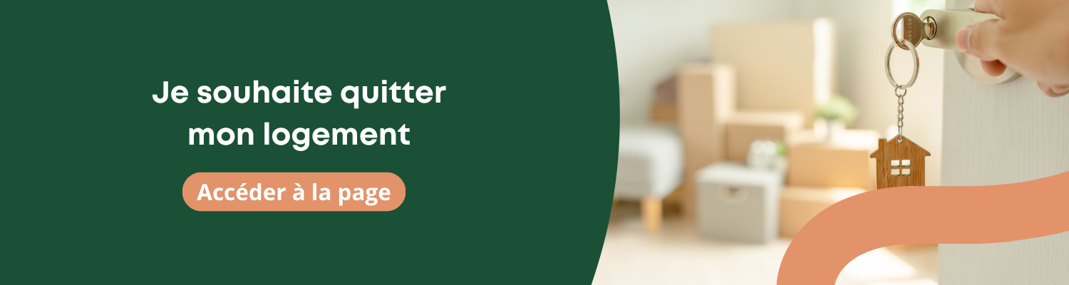 je souhiate quitter mon logement