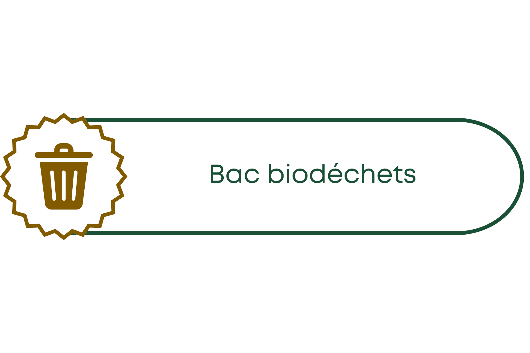 Poubelle biodéchet