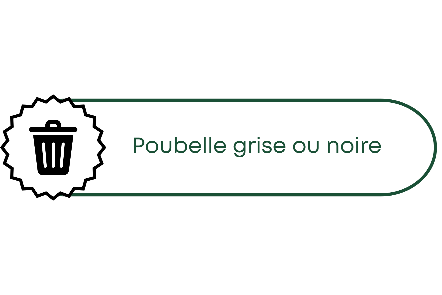 Poubelle grise ou noire