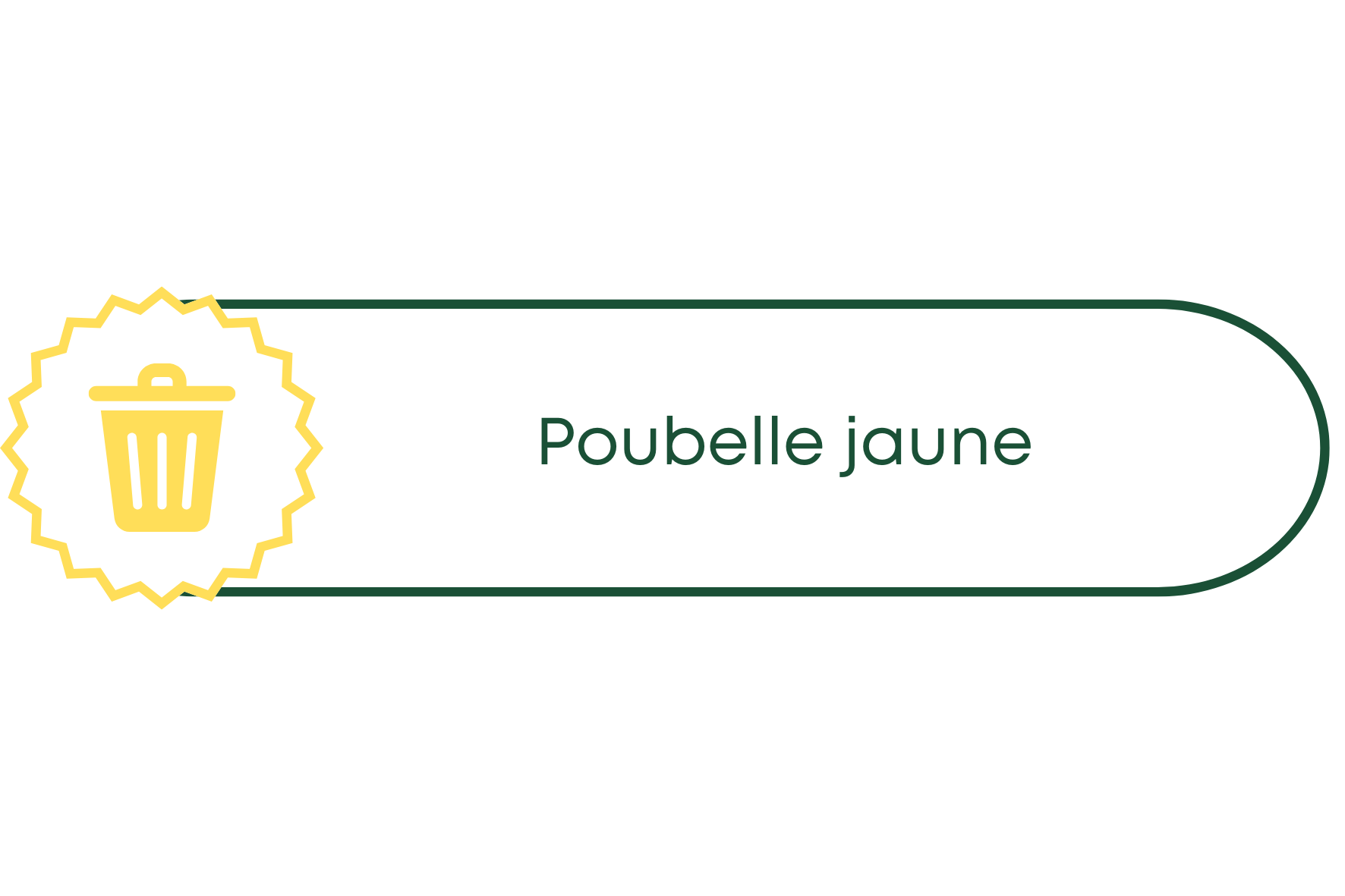 Poubelle jaune